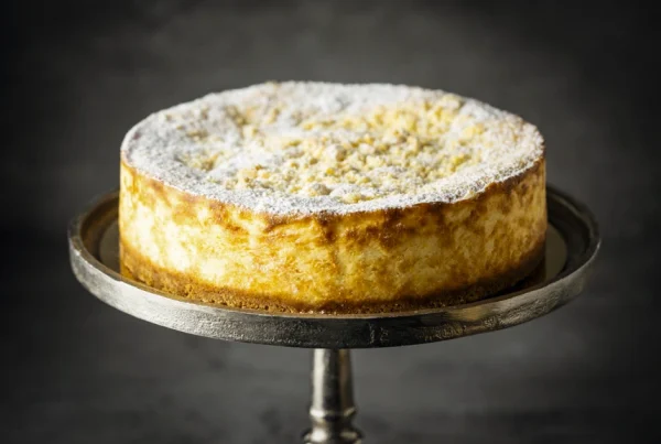 WHOLE Baked Ricotta Cake