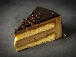 Ferrero Rocher Cake Slice